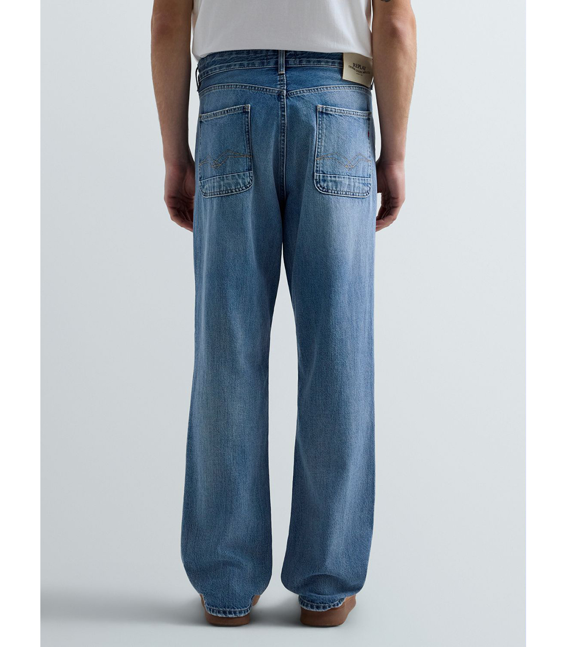 ルーズフィットDEEWEY インディゴデニム 詳細画像 ライトブルー 3